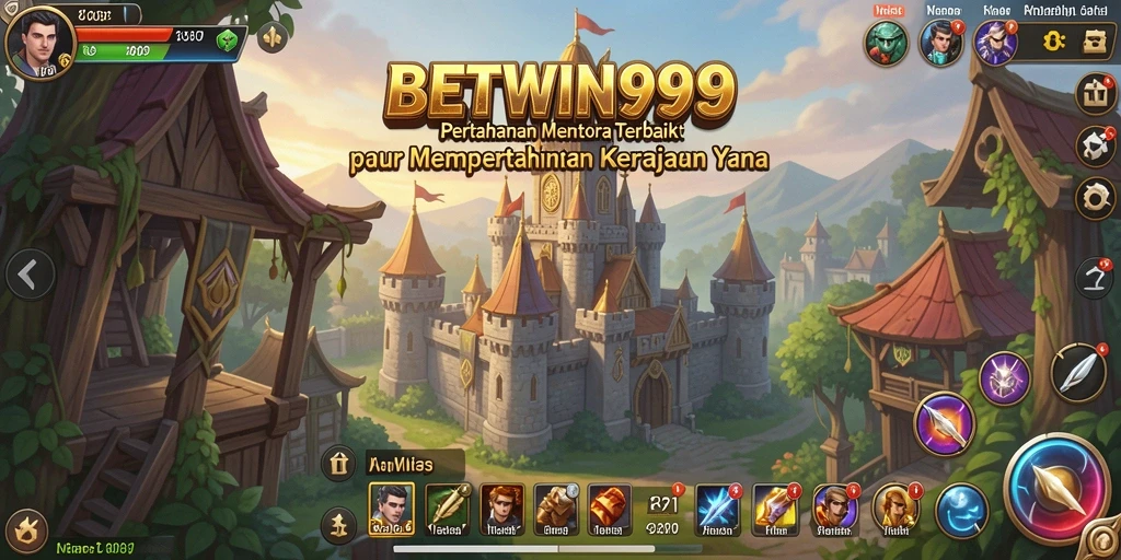 Tampilan menarik dari gameplay Tower Defense yang seru dan strategis.