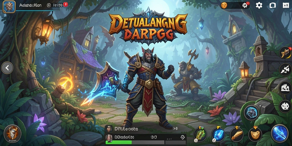 Tampilan gameplay ARPG DYO1 yang memukau dan menantang.
