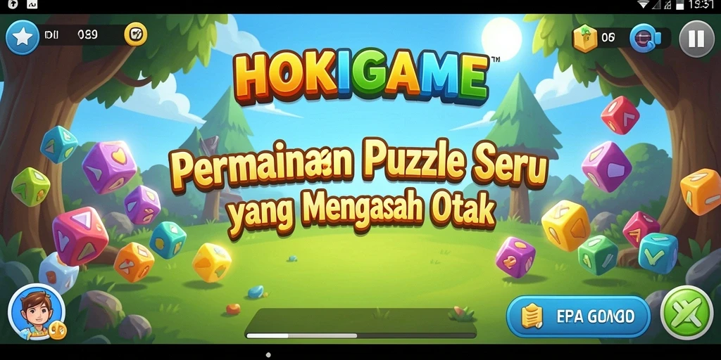 Screenshot gameplay HOKIGAME yang mengasyikkan dan menantang.