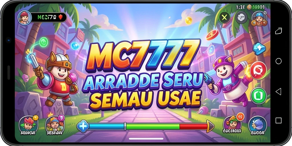 Screenshot gameplay seru dari MC777 yang menunjukkan aksi cepat.
