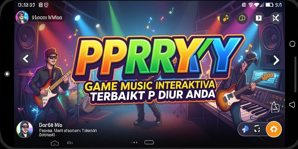 Screenshot gamplay PPRRYY menampilkan keseruan bermain musik.