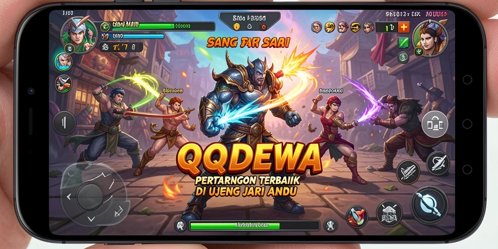 Gameplay seru dan mendebarkan dari QQDEWA dalam pertarungan Fighting.