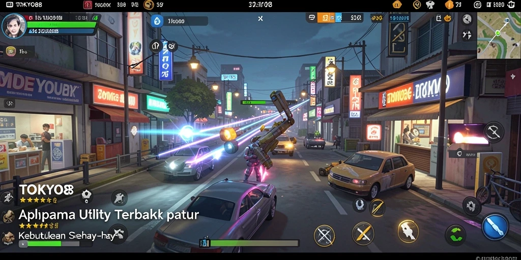 Tampilan utama TOKYO88 dengan fitur Utility yang menarik.