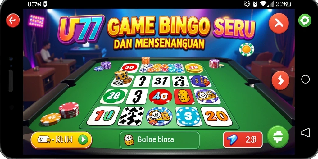 Tampilan gameplay UT77 yang seru dan interaktif saat bermain Bingo.